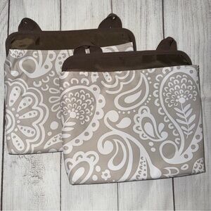 2 - Thirty-One Oh Snap Pocket Taupe Playful Parade